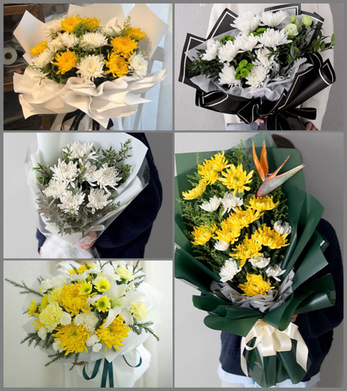 天津河西区陈塘庄街道白事花束代送